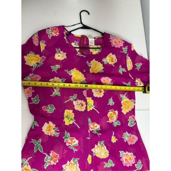 VNG Divina Of Switzerland Women’s Bohemian Floral Fusia Dress Sz 44 EU/L US*Note - Picture 11 of 13